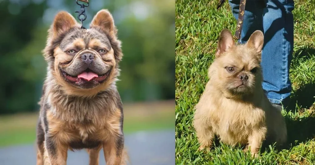 Long haired french bulldog